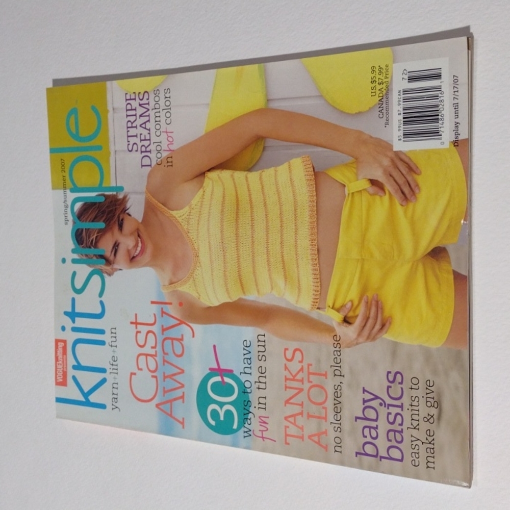 2/$15 Knit Simple Spring/Summer 2007 Magazine